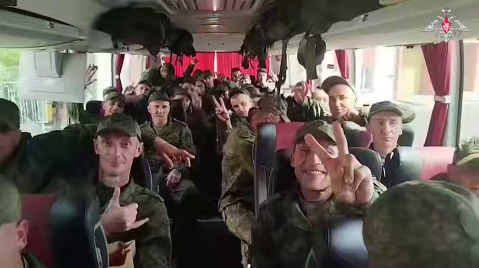 Российские военнопленные прибыли в Беларусь